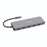 VERBATIM CORPORATION 32153 USB-C Pro Multiport Hub CMH 13Port, Gray