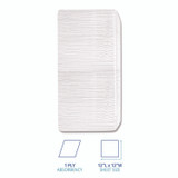 BOARDWALK 500NAPPK 1/4-Fold Lunch Napkins, 1-Ply, 12 x 12, White, 500/Pack