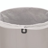 RUBBERMAID COMMERCIAL PROD. 2147583 Refine Series Waste Receptacle, 16 gal, Plastic/Stainless Steel