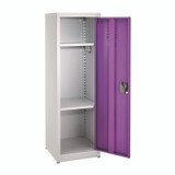 ADIROFFICE I62901PUR Steel Storage Locker, 1 Compartment, 15 x 15 x 48, Purple