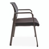 ALERA ER4317 Alera Elgar Fabric Guest Chair, 24.41 x 22.64 x 31.73, Black Seat, Black Back, Black Base
