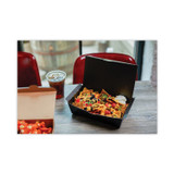 PACTIV EVERGREEN CORPORATION NOB02B EarthChoice OneBox Paper Box, 55 oz, 9 x 4.85 x 2, Black, 100/Carton