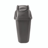 RUBBERMAID COMMERCIAL PROD. 306700BK Rectangular Free-Swinging Plastic Lid, Black