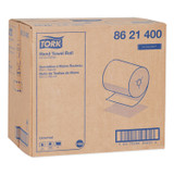 SCA TISSUE Tork® 8621400 Universal Hand Towel Roll, Notched, 1-Ply, 8" x 425 ft, Natural White, 12 Rolls/Carton