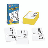 TREND ENTERPRISES, INC. T53103 Skill Drill Flash Cards, Subtraction 0 to 12, Grades 1 to 5, 3" x 6", Black and White, 91/Pack