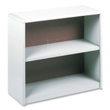 SAFCO PRODUCTS 7170GR ValueMate Economy Bookcase, Two-Shelf, 31.75w x 13.5d x 28h, Gray