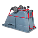 RUBBERMAID COMMERCIAL PROD. 2192467 1 cu yd BRUTE DURATILT Frame Tilt Truck, Heavy Duty, 2,100 lb Capacity, Gray