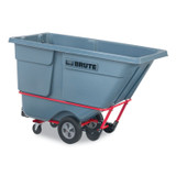 RUBBERMAID COMMERCIAL PROD. 2192462 1 cu yd BRUTE DURATILT Frame Tilt Truck, Standard Duty, 1,200 lb Capacity, Gray