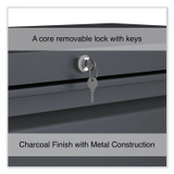 ALERA HLF4254CC Lateral File, 4 Legal/Letter/A4/A5-Size File Drawers, Charcoal, 42" x 18.63" x 52.5"