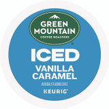 KEURIG DR PEPPER Green Mountain Coffee® 9028 Vanilla Caramel Brew Over Ice Coffee K-Cups, 24/Box