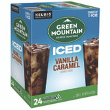 KEURIG DR PEPPER Green Mountain Coffee® 9028 Vanilla Caramel Brew Over Ice Coffee K-Cups, 24/Box