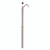 BOARDWALK 00422 Bottle Pump, 22 oz Output, Steel, 42.5" Tall, Chrome, 6/Carton