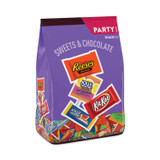 THE HERSHEY COMPANY Hershey®'s HEC93942 Snack-Size Sweets and Chocolate Assortment Party Pack, 34.19 oz Bag