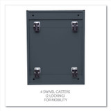 ALERA PBBFCH File Pedestal with Full-Length Pull, Left or Right, 2-Drawers: Box/File, Legal/Letter, Charcoal, 14.96" x 19.29" x 21.65"