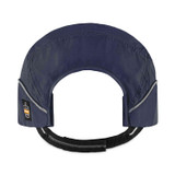 TENACIOUS HOLDINGS, INC. ergodyne® 23338 Skullerz 8965 Lightweight Bump Cap Hat with LED Lighting, Short Brim, Navy