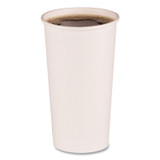 BOARDWALK WHT20HCUP Paper Hot Cups, 20 oz, White, 50/Sleeve, 12 Sleeves/Carton