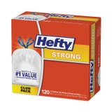 REYNOLDS FOOD PACKAGING Hefty® E84574 Strong Tall Kitchen Drawstring Bags, 13 gal, 23.75" x 27", White, 90/Box