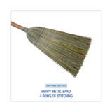 BOARDWALK 932YCT Warehouse Broom, Yucca Corn Fiber Bristles, 56" Overalll Length, Natural, 12/Carton