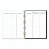 BLUE SKY 136608A23 Dark Gray Gale Weekly/Monthly Lesson Planner, 9 Classes, Tropical Artwork, Gray/Mint Cover, 11 x 8.5 Sheets, 12-Month Span