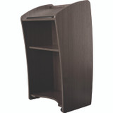 NATIONAL PUBLIC SEATING Oklahoma Sound® 611RW Vision Lectern, 24 x 21 x 46, Ribbonwood