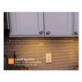 BLACK & DECKER BLACK+DECKER LEDUCPUCK7WK LED Under Cabinet Puck Light Kit, 2.68w x 0.3h, White