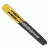 STANLEY BOSTITCH 10202 Two-Pack Quick Point Snap Off Blade Utility Knife, 9 mm and 18 mm Blades, Yellow/Black
