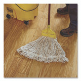 RUBBERMAID COMMERCIAL PROD. D25306WE Super Stitch Blend Mop, Cotton/Synthetic, White