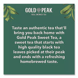 COCA-COLA Gold Peak 2839093 Sweet Tea, 18.5 oz Bottle, 12/Carton
