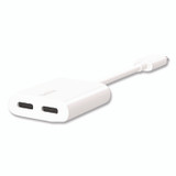 BELKIN COMPONENTS F7U081BTWH RockStar USB-C Audio + Charge Adapter, White