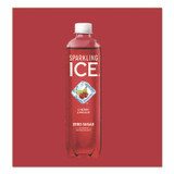 TALKING RAIN BEVERAGE COMPANY Sparkling ICE® 1587979 Variety Pack Sparkling Water, Cherry Limeade/Black Raspberry/Orange Mango/Kiwi Strawberry, 17 oz Bottle, 12/Pack