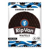 RIP VAN 00388 Wafels - Single Serve, Cookies and Cream, 1.16 oz Pack, 12/Box