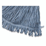 RUBBERMAID COMMERCIAL PROD. FGD21306BL00 Super Stitch Blend Mop, Cotton/Synthetic, Blue