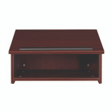 NATIONAL PUBLIC SEATING Oklahoma Sound® 22MY Tabletop Lectern, 23.75 x 19.88 x 13.75, Mahogany