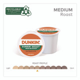 KEURIG DR PEPPER Dunkin'® 400846 K-Cups, Dunkin' Decaf, 0.37 oz, 22/Box, 4 Boxes/Carton