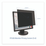 KENSINGTON K55781WW Anti-Glare Reversible Privacy Screen for 19" Widescreen Flat Panel Monitor, 5:4 Aspect Ratio