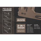 STANLEY BOSTITCH SPECM50 Hi-Start Hand Tacker, T50 Style Staples (0.25" to 0.56") and 18-gauge Brads (0.5" to 0.63")