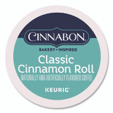 KEURIG DR PEPPER Cinnabon® 24297522 Classic Cinnamon Roll Coffee K-Cups, 0.33 oz, 48/Box