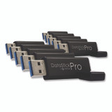 CENTON ELECTRONICS INC. S1U3P6128G10 DataStick Pro USB 3.2 Type A Flash Drive, 128 GB, Black, 10/Pack