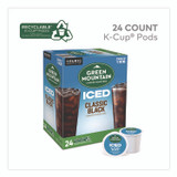 KEURIG DR PEPPER Green Mountain Coffee® 5000372042 Classic Black Brew Over Ice Coffee K-Cups, 0.4 oz, 24/Box
