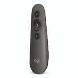 LOGITECH, INC. 24342681 R500 Laser Presentation Remote, Class 1, Projects 65 ft, Gray