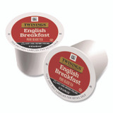 TWININGS NORTH AMERICA INC TNA85780 Tea K-Cups, English Breakfast. 0.11, 24/Box