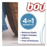 PROCTER & GAMBLE Bounce® 24684BX free and gentle Dryer Sheets, Fragrance-Free, 240/Box