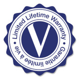 VERBATIM CORPORATION 70126 CD/DVD Sleeves, 1 Disc Capacity, Clear/White, 50/Box