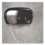 SOFIDEL AMERICA Papernet® 419485 HyTech Seas Mini JRT Twin Dispenser, 5.5 x, 15.7 x 9.8, Black