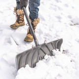 SUNCAST CORPORATION SP2450EA Steel Core Snow Pusher with Wear Strip, 24" Width, 57.55" Length