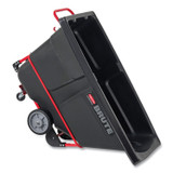RUBBERMAID COMMERCIAL PROD. 1315 BLA 1 cu yd BRUTE Rotomolded Tilt Truck, 1,250 lb Capacity, Black