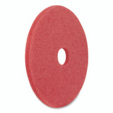 AMERICO MANUFACTURING CO 404416 Buffing Pad, 16" Diameter, Red, 5/Carton