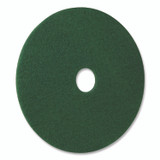 AMERICO MANUFACTURING CO 400312 Scrubbing Pad, 12" Diameter, Green, 5/Carton