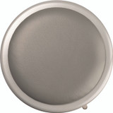 NATIONAL PUBLIC SEATING NPS® 6430B 6400 Series Heavy Duty Vinyl Padded Stool With Backrest, Supports 500 lb, 30" Seat Height, Gray Seat, Gray Back, Gray Base