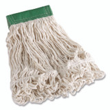 RUBBERMAID COMMERCIAL PROD. FGD25206WHEA Super Stitch Blend Mop Head, Cotton/Synthetic, Medium, White